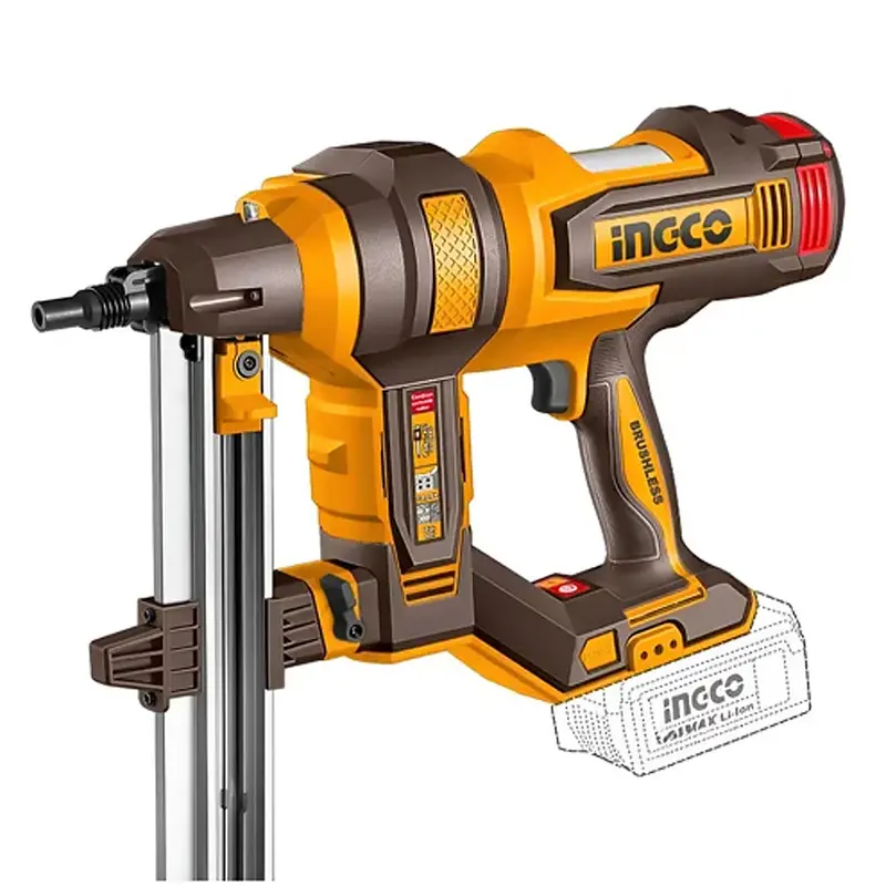Ingco Ccnli9008 Brushless Cordless Concrete Nailer – 20V / 4.0Ah Li-Ion, 40Mm Fastening Depth 1