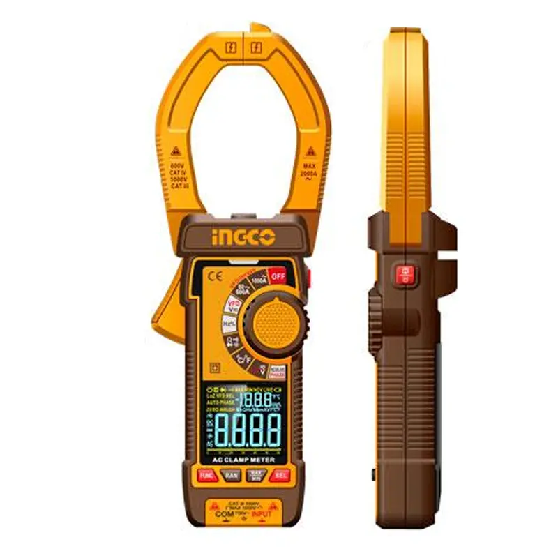 Ingco Dcm610001 Ac-Only Digital Clamp Meter – 600A Range 1