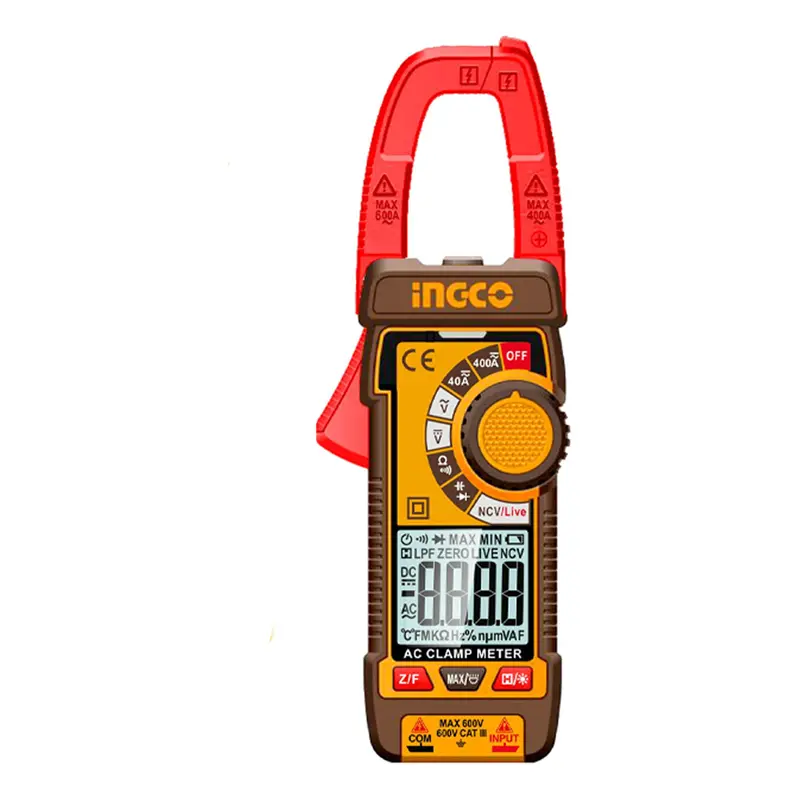 Ingco Dcm66002 600A Ac/Dc True-Rms Digital Clamp Meter 1