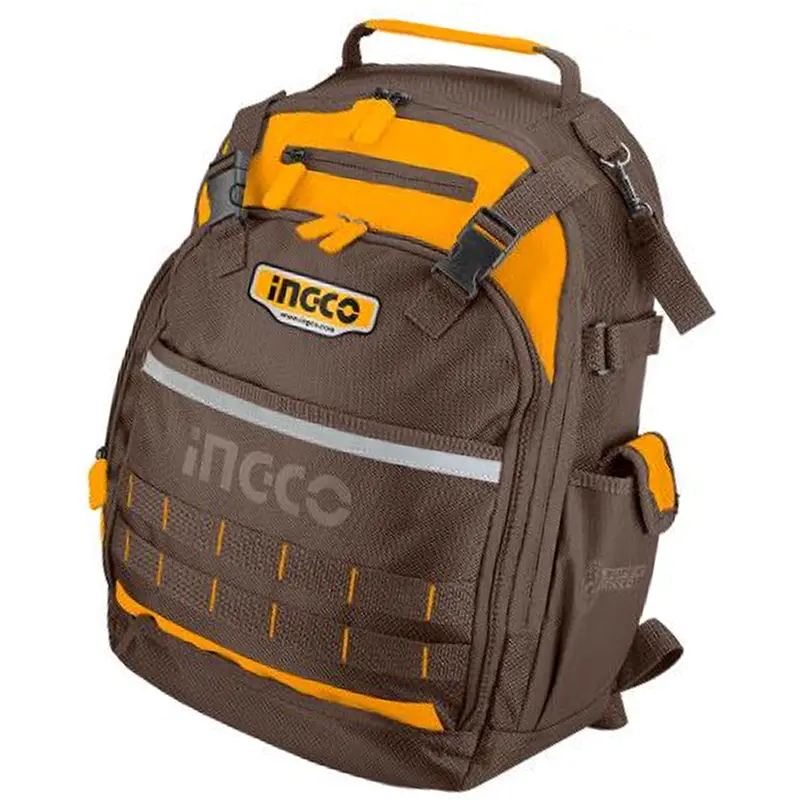 Ingco Heavy-Duty Tool Backpack – 380X170X460 Mm Capacity 1