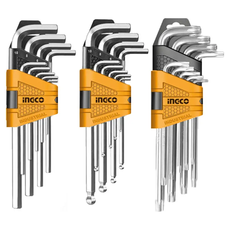 Ingco Hhkset0271 Hex And Torx Key Set – 27-Piece Precision Kit 1