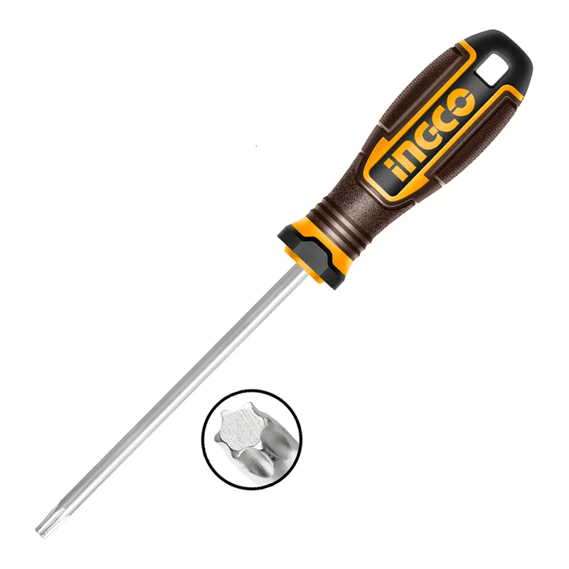 Ingco Magnetic Torx Screwdriver – T10 × 100 Mm 1