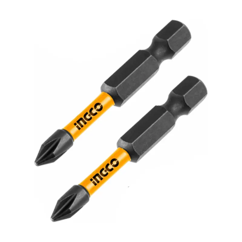 Ingco Sdbim71Ph250 Ph2 Phillips Impact Bits (50 Mm, 2 Pcs) 1