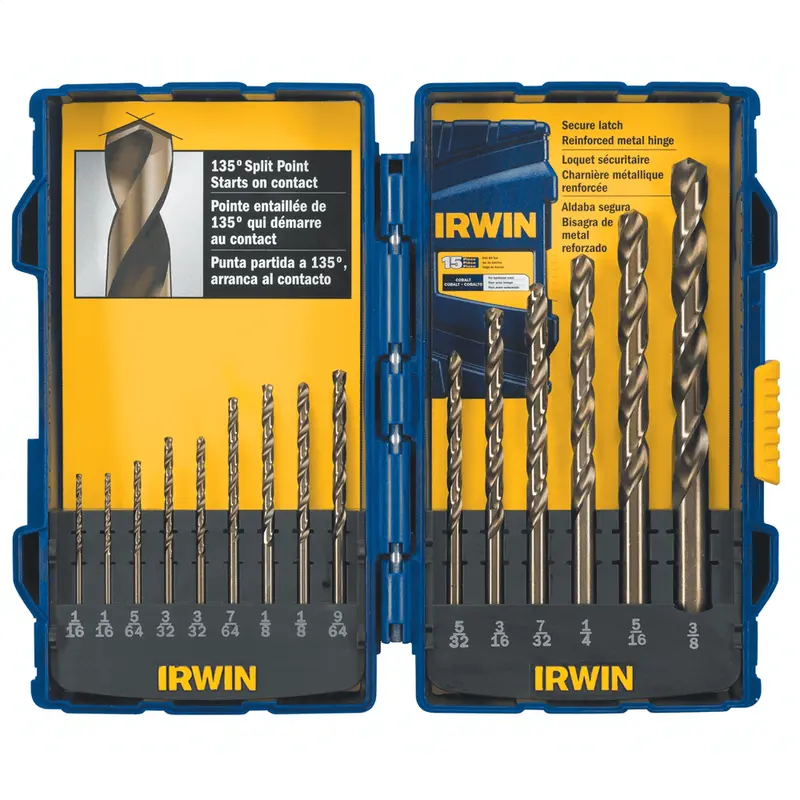 Irwin Spiral Flute Screw Extractor Kit – High-Strength Broken Bolt Removal Tools 1