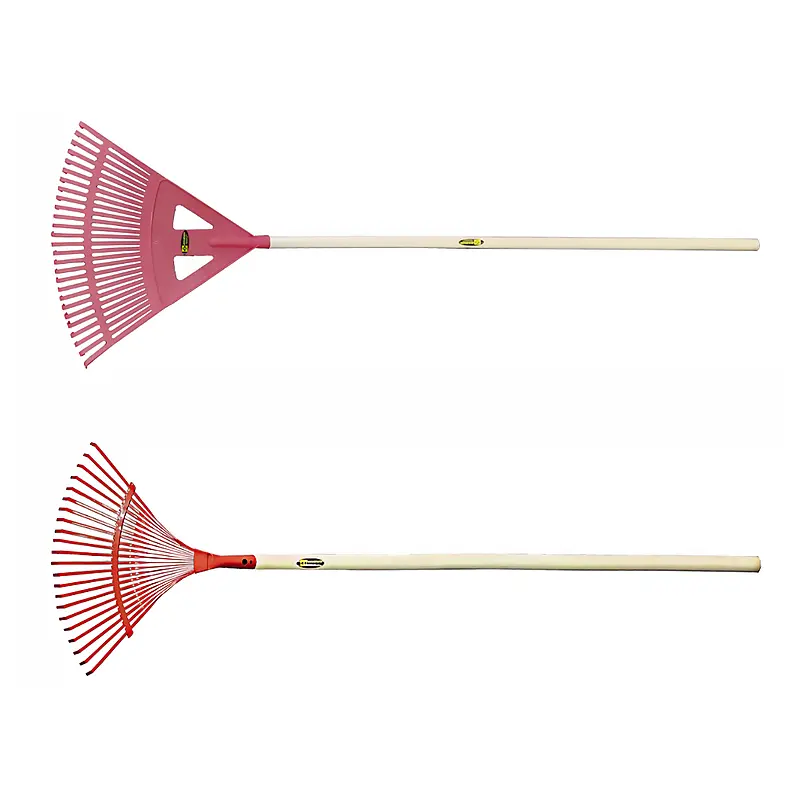 John Benzen Ergonomic Leaf Rake – Wide-Fan Aluminum Tines 1