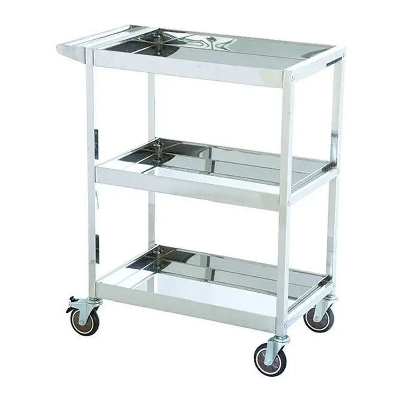 Jumbo Ts3-6004 Triple-Tier Stainless Steel Utility Trolley 1