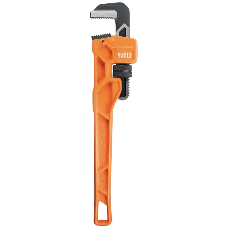 Klein 18-Inch Heavy-Duty Adjustable Cast Iron Pipe Wrench 1
