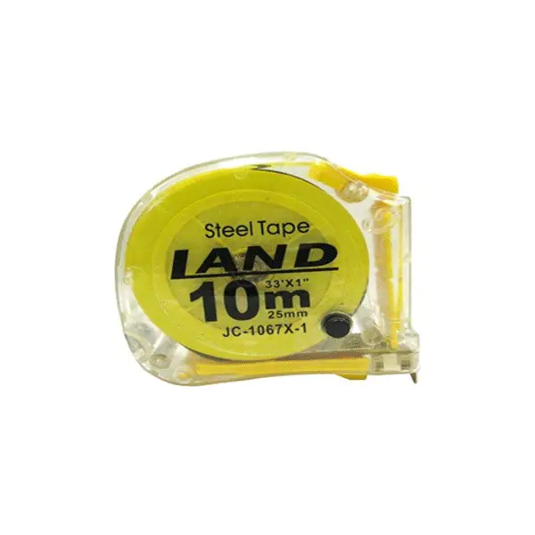 Land Professional Tape Measure – Dual-Scale Metric/Imperial 1