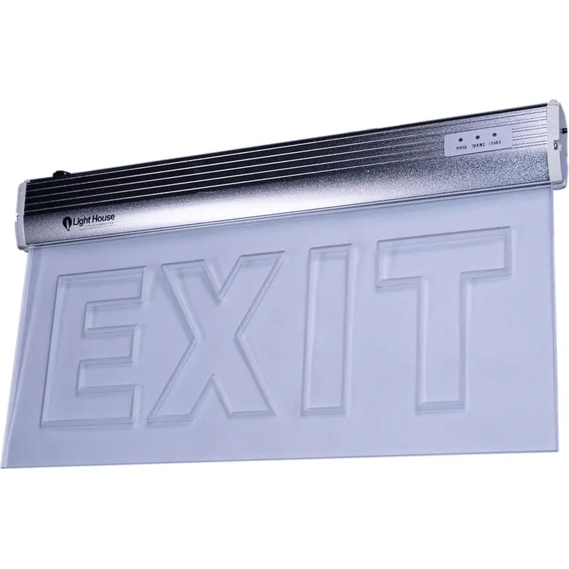 Lighthouse Acrylic Led Emergency Exit Sign 1