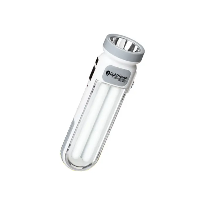 Lighthouse Dual-Mode Rechargeable Emergency Torch With Pin Light 1