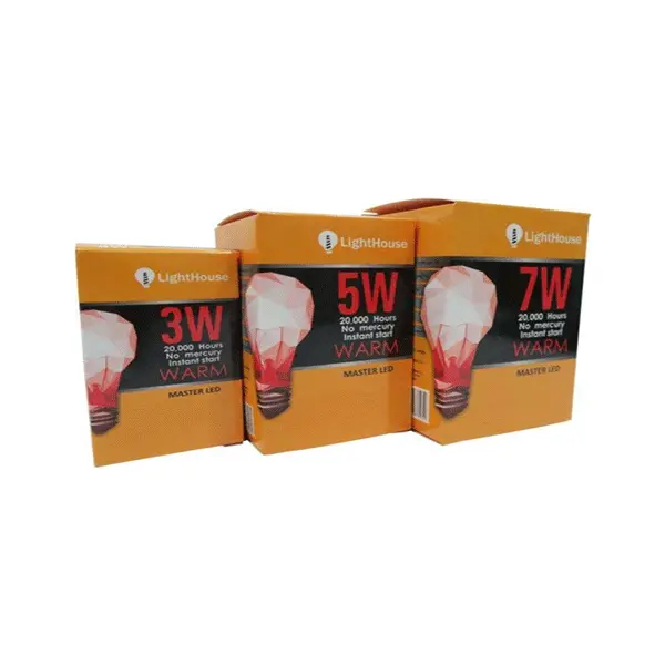 Lighthouse E27 Led Bulb – Warm White, Economy Series 1