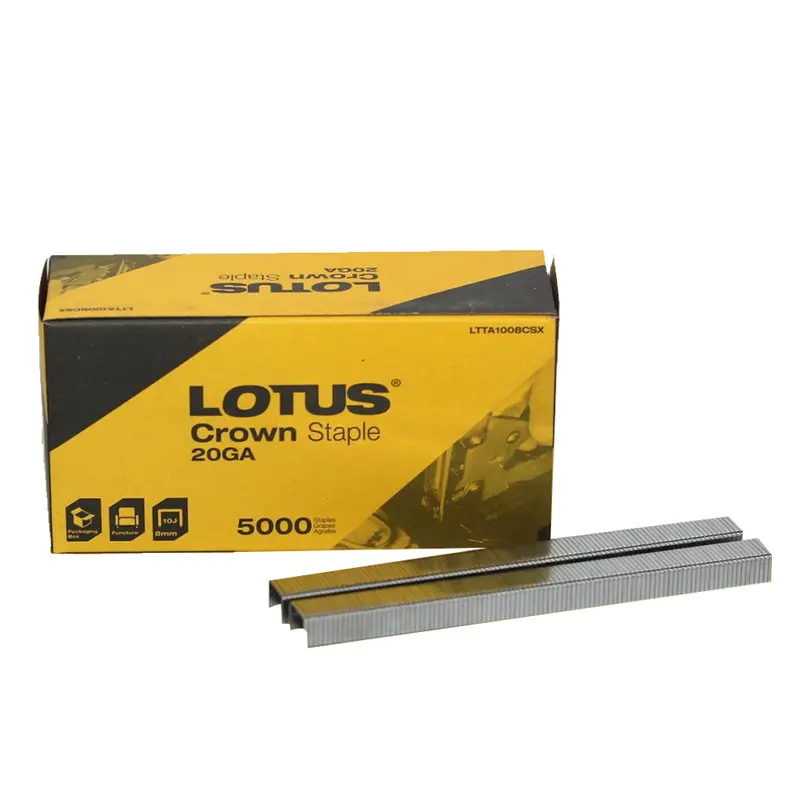 Lotus 20-Gauge Crown Staples For Upholstery And Trim 1