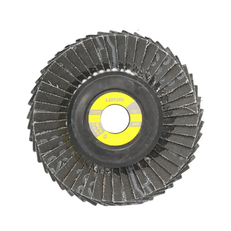 Lotus 4-Inch Flexible Flap Disc For Angle Grinders – Type 27 1