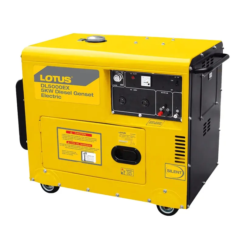 Lotus Dl5000Ex 5Kw Diesel-Powered Generator For Continuous Use 1