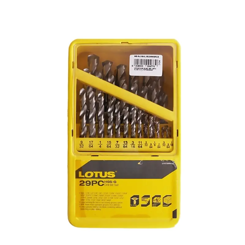 Lotus High-Speed Steel Cobalt Drill Bit Set 1