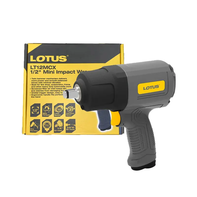 Lotus Lt12Mcx Mini Pneumatic 1/2-Inch Impact Wrench For Tight Spaces 1