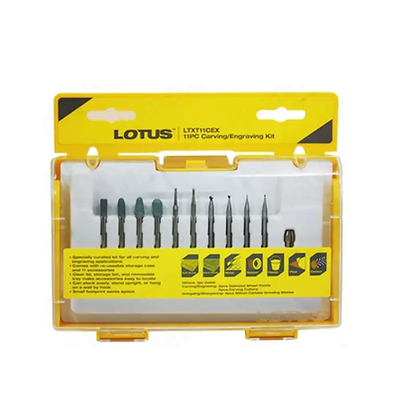 Lotus Ltxt11Cex 11-Piece Carving And Engraving Tool Kit 1
