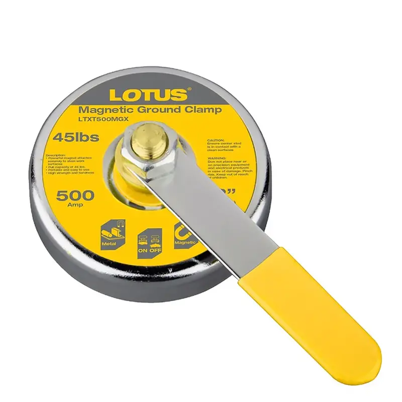Lotus Ltxt500Mgx Heavy-Duty 500A Magnetic Ground Clamp 1