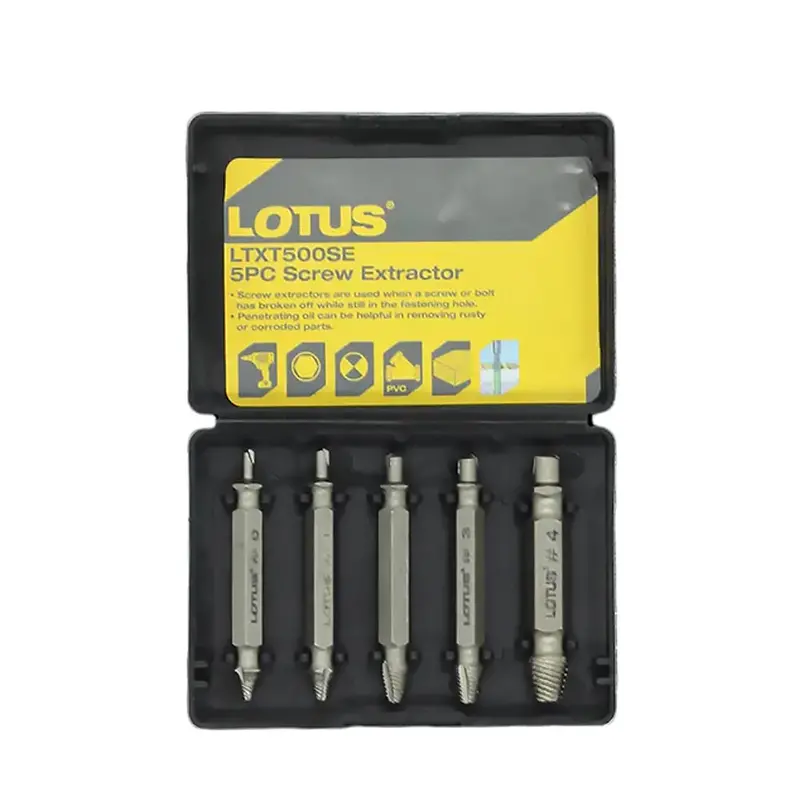Lotus Ltxt500Se Reverse-Thread Screw Extractor Set 1