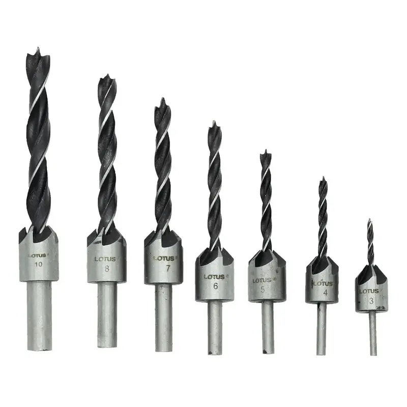 Lotus Ltxt700Csd/F Multi-Flute Countersink Bit Set 1