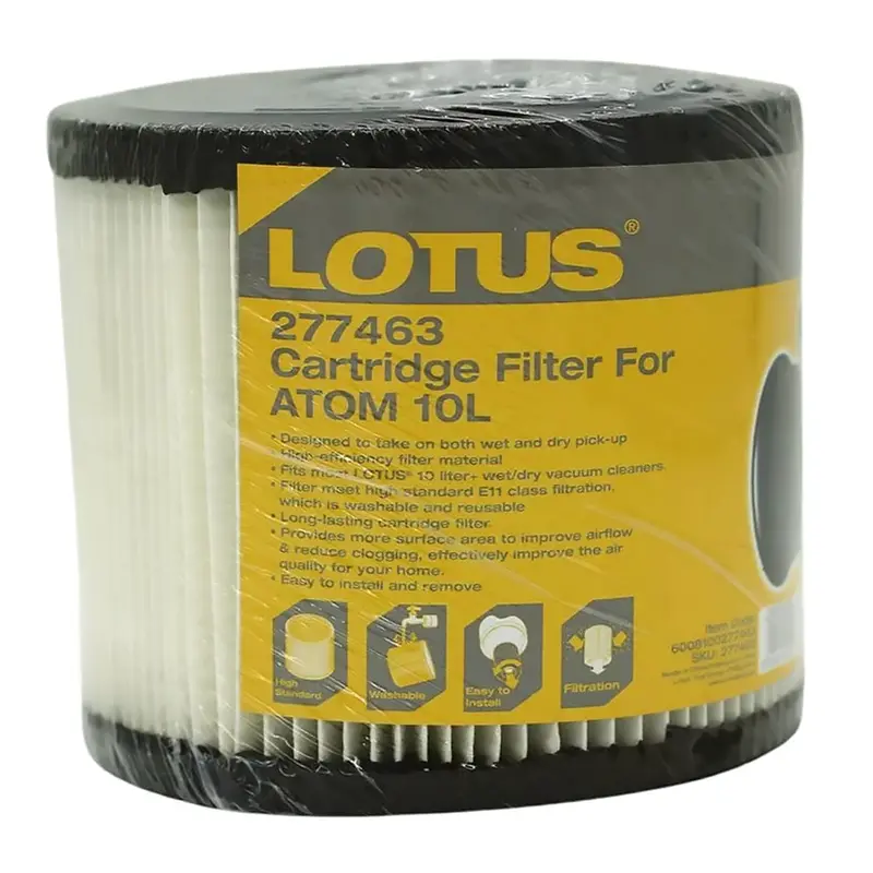 Lotus Replacement Cartridge Filter For Atom Dust Extractor 1