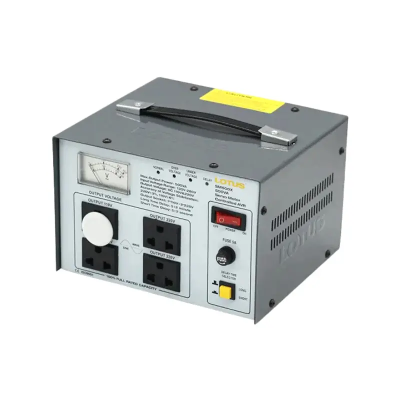 Lotus Sm500X 500Va Servo-Motor Automatic Voltage Regulator 1