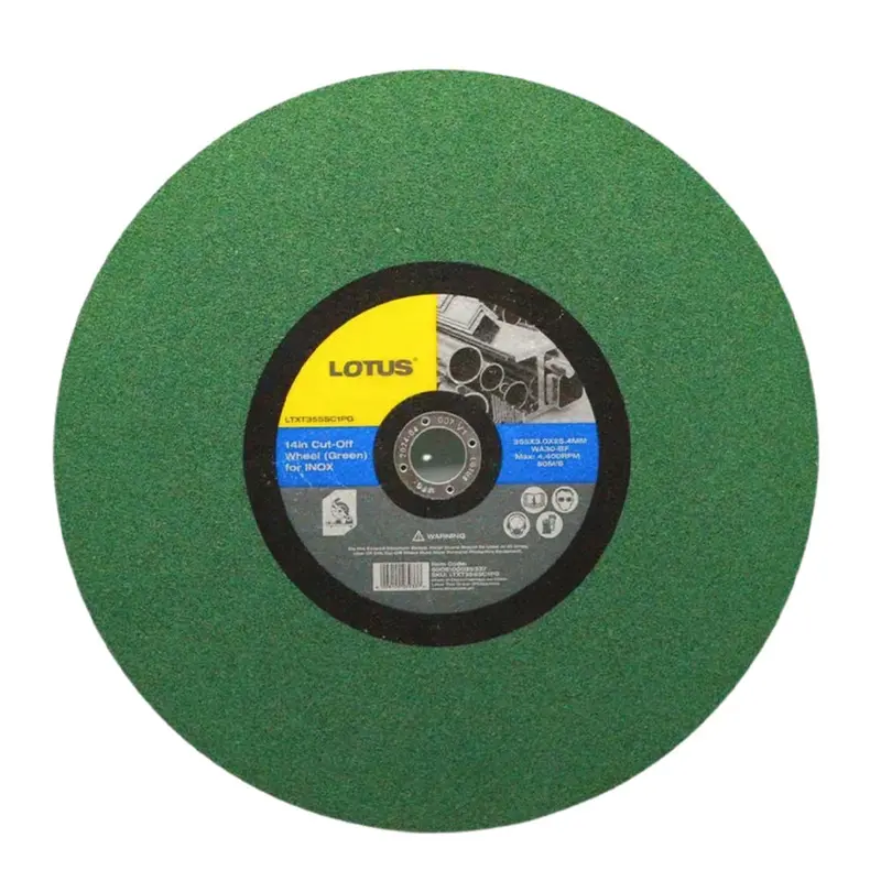 Lotus Stainless Steel Cut-Off Wheel For Inox Applications 1