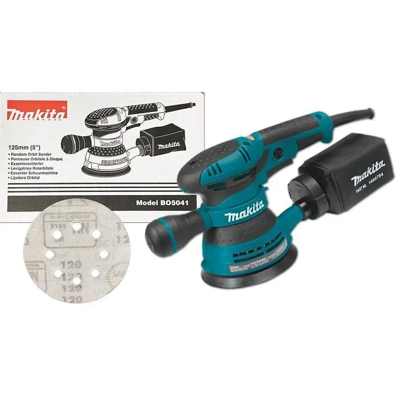 Makita Bo5041 5-Inch Random Orbit Sander With Onboard Dust Collection 1