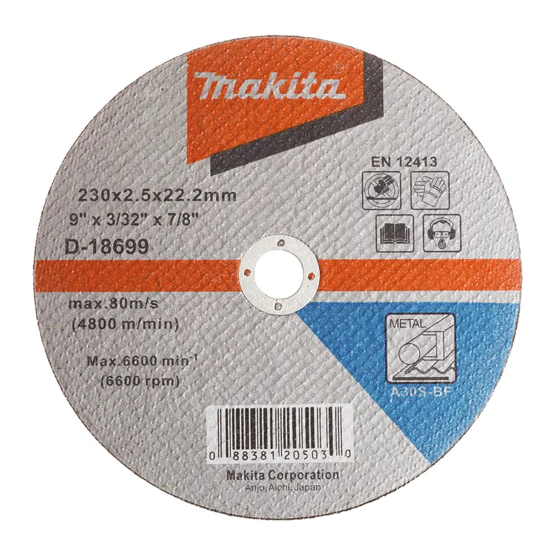 Makita D-18699 9-Inch Durable Metal Cut-Off Disc 1
