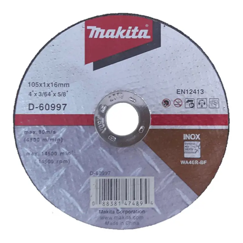 Makita D-60997 4-Inch Inox-Focused Stainless Steel Cutting Wheel 1