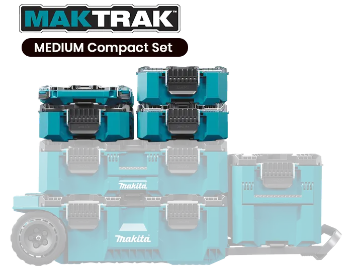 Makita Maktrak Medium Compact Tool Organizer Bundle 1