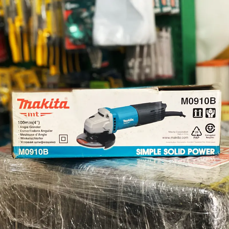 Makita Mt M0910B 4" (100 Mm) Entry-Level Angle Grinder – 540W, Damaged Box 1