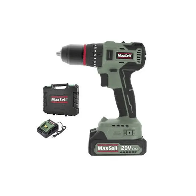 Maxsell Mic-10C 20V 3/8" Cordless Hammer Drill – Compact 10Mm Chuck 1