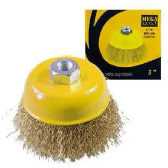 Megatools Crimped Wire Cup Brush – Mcr & Orc Models For Aggressive Deburring 1