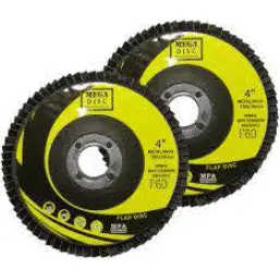 Megatools Fda 4-Inch Flap Disc For Grinding & Finishing 1