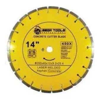 Megatools Laser-Welded 14-Inch Concrete Saw Blade – Mccb01 1