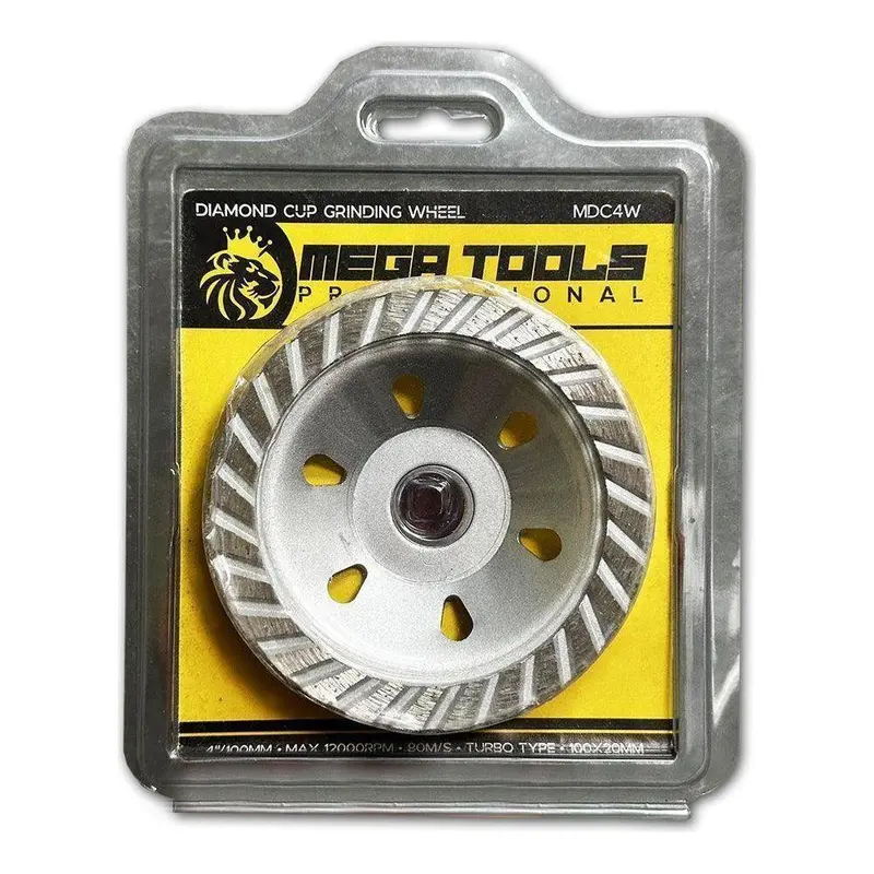 Megatools Mdc4W 4-Inch Diamond Cup Grinding Wheel 1
