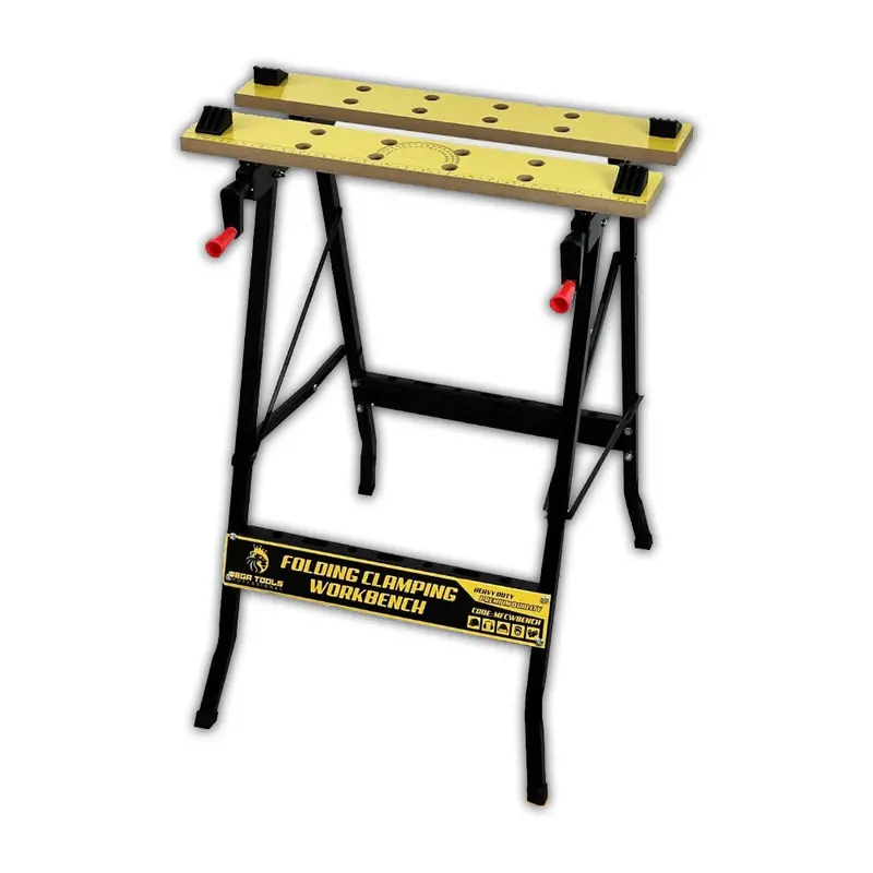Megatools Mfcwbench Folding Clamping Workbench With Adjustable Vise 1