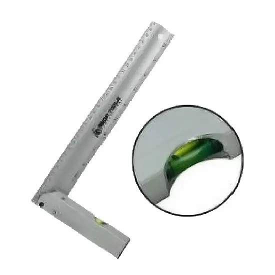 Megatools Mlsr30 Precision L-Square Ruler With Built-In Level 1