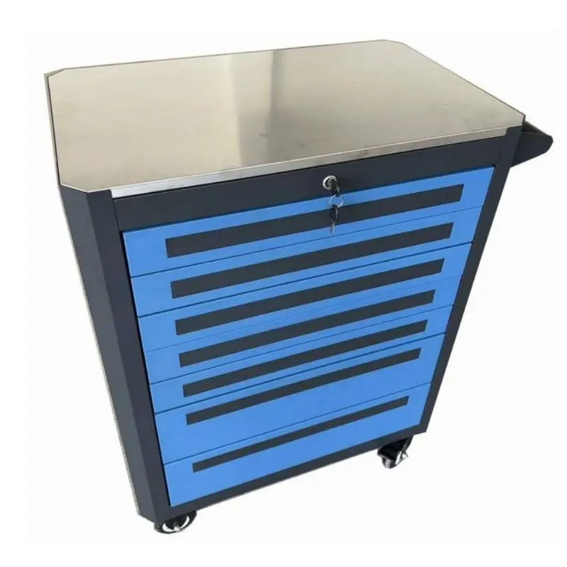 Meiho 7-Drawer Industrial Tool Cabinet With Locking Mechanism