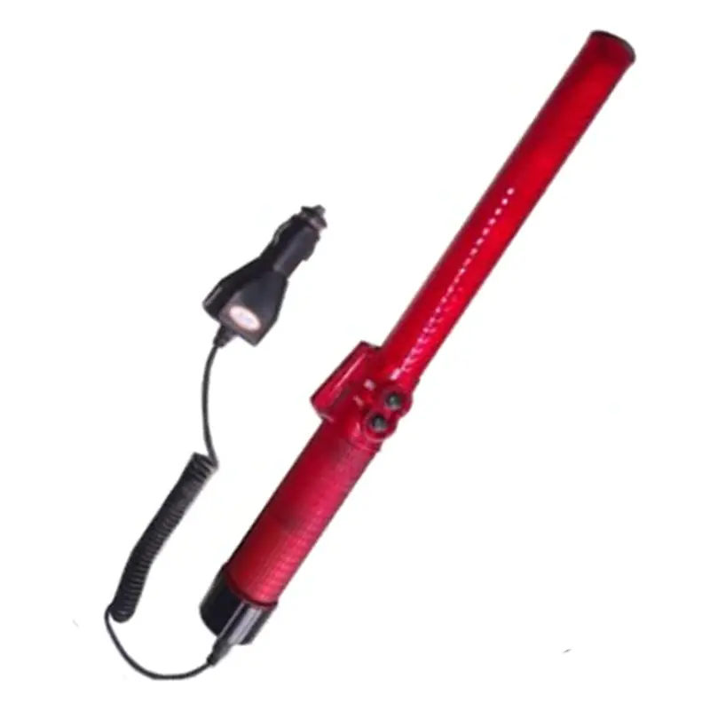 Meiho 7470 Rechargeable Red Magnetic Traffic Baton 1