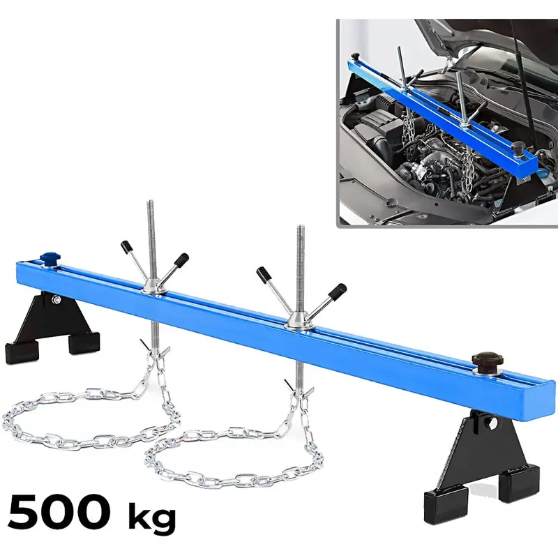 Meiho Adjustable Engine Support Bar – Universal Transmission Jack Stand 1