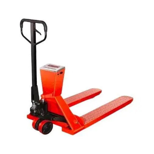 Meiho Manual Pallet Truck Featuring Built-In Digital Weight Measurement 1