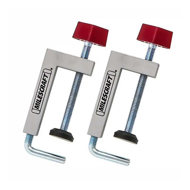 Milescraft Fenceclamps – Dual Auxiliary Fence Mounting Clamps (Set Of 2, Model 4009) 1