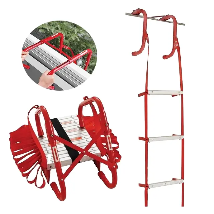 Miller Arl-300 Fixed-Length Rope Escape Ladder For Fire Exits 1