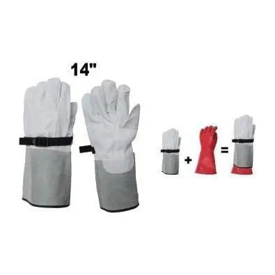 Miller Leather Glove Protectors For Hv Insulated Gloves 2