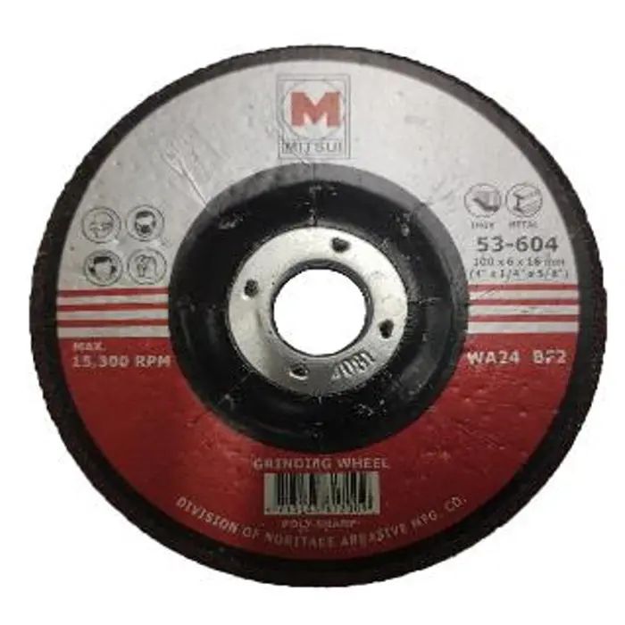 Mitsui Depressed-Center Angle Grinder Wheel 1