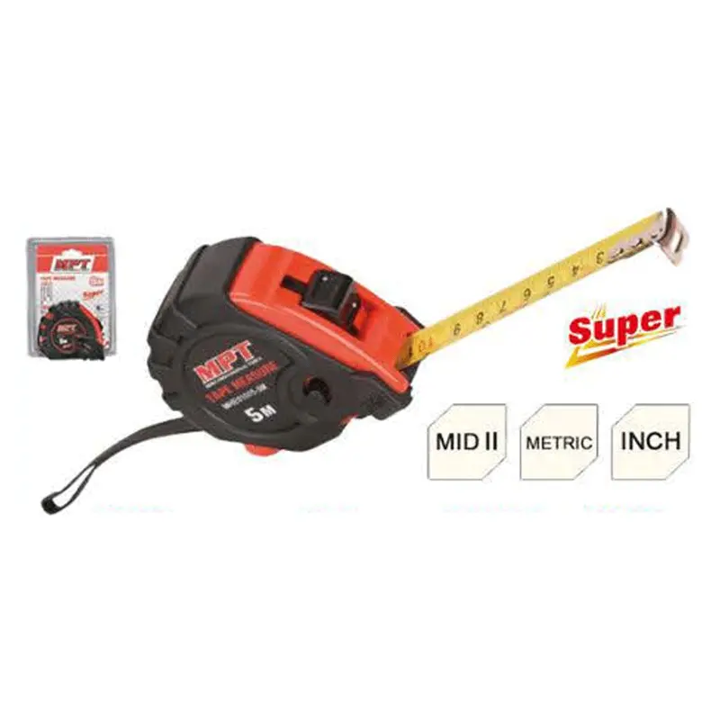 Mpt Heavy-Duty Tape Measure With Locking Blade And Belt Clip 1
