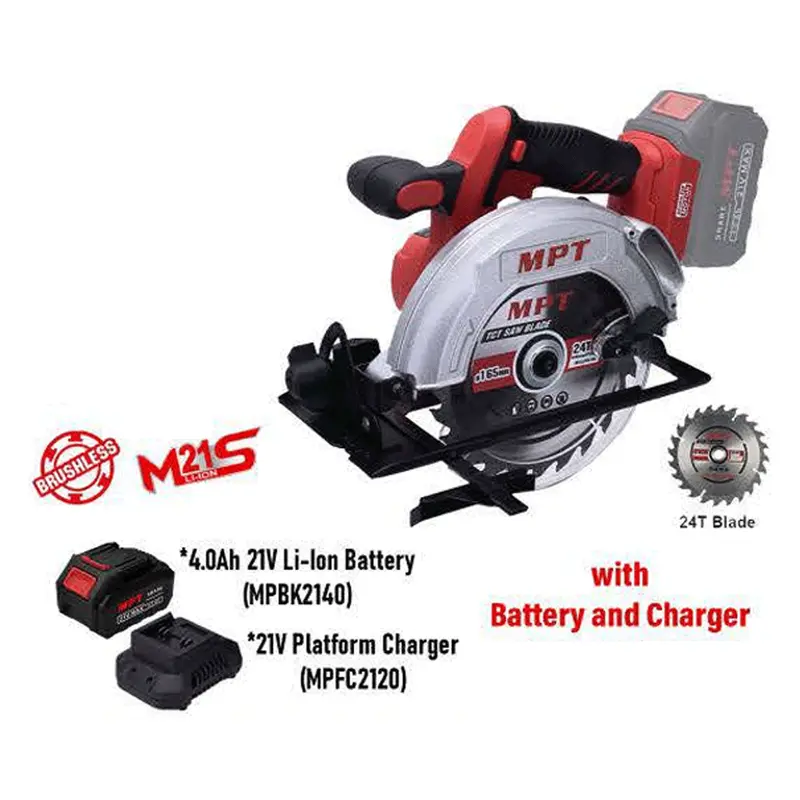 Mpt Mpccs21165 18V Brushless Cordless Circular Saw 1