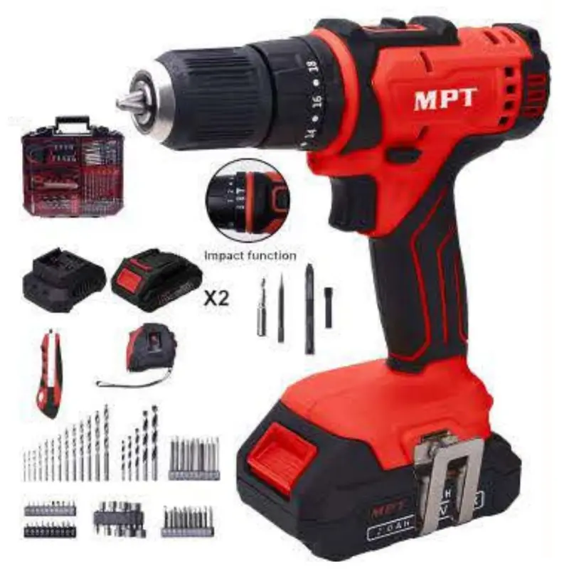 Mpt Mpcid2133.K01 Cordless Impact Drill Set With Battery And Charger 1